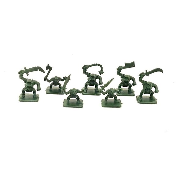 Set 7 HeroQuest Classic Orcs Miniature Monsters 89-91 Greenskins Goblins Fimirs - Picture 1 of 3